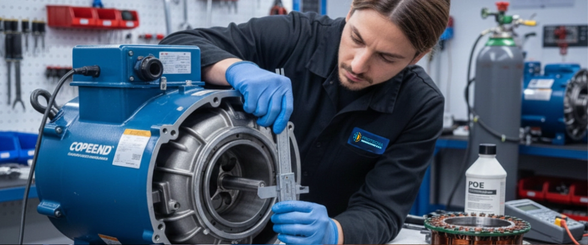 servicio especializado en máquinas rotativas