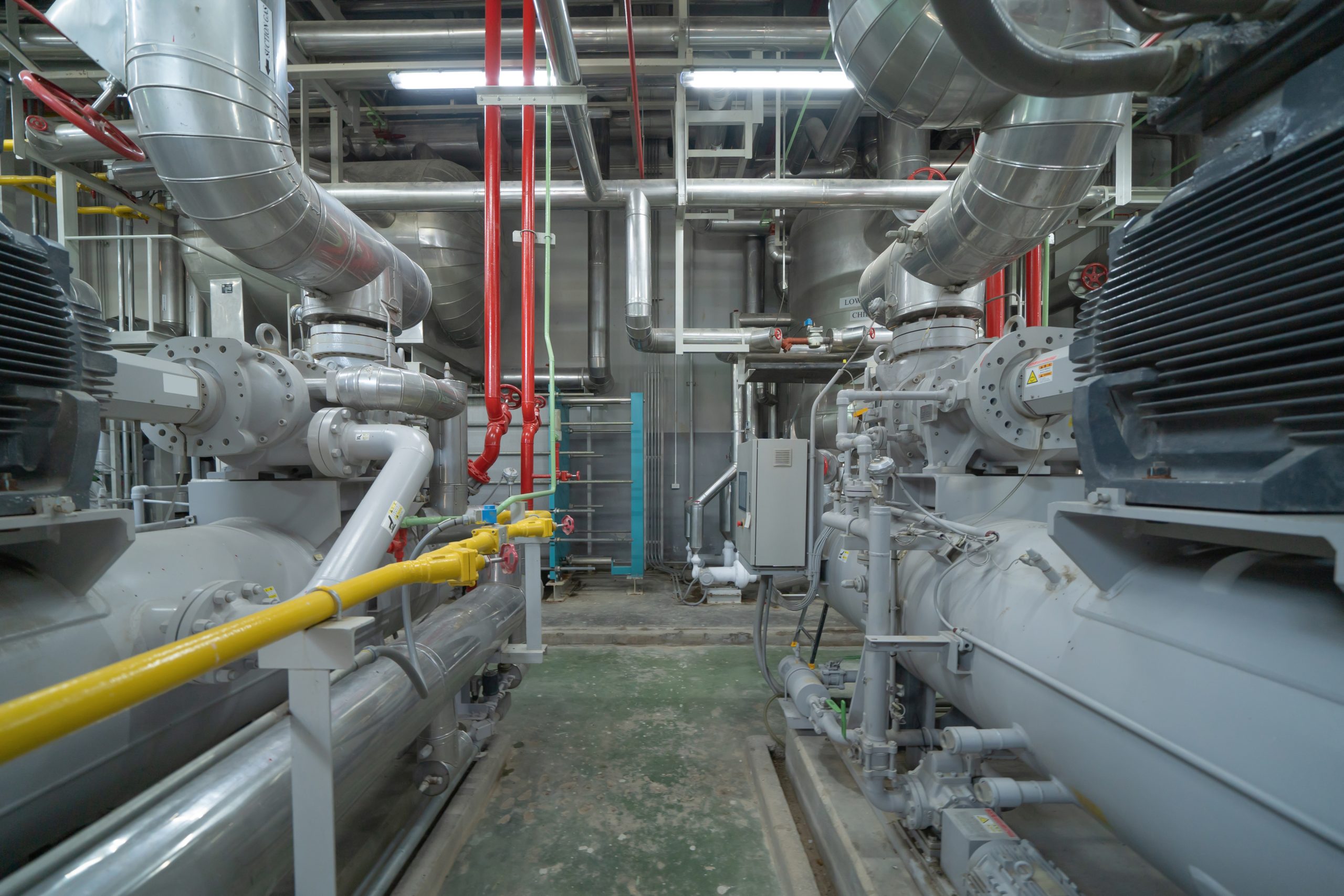 Máquinas de refrigeración industrial