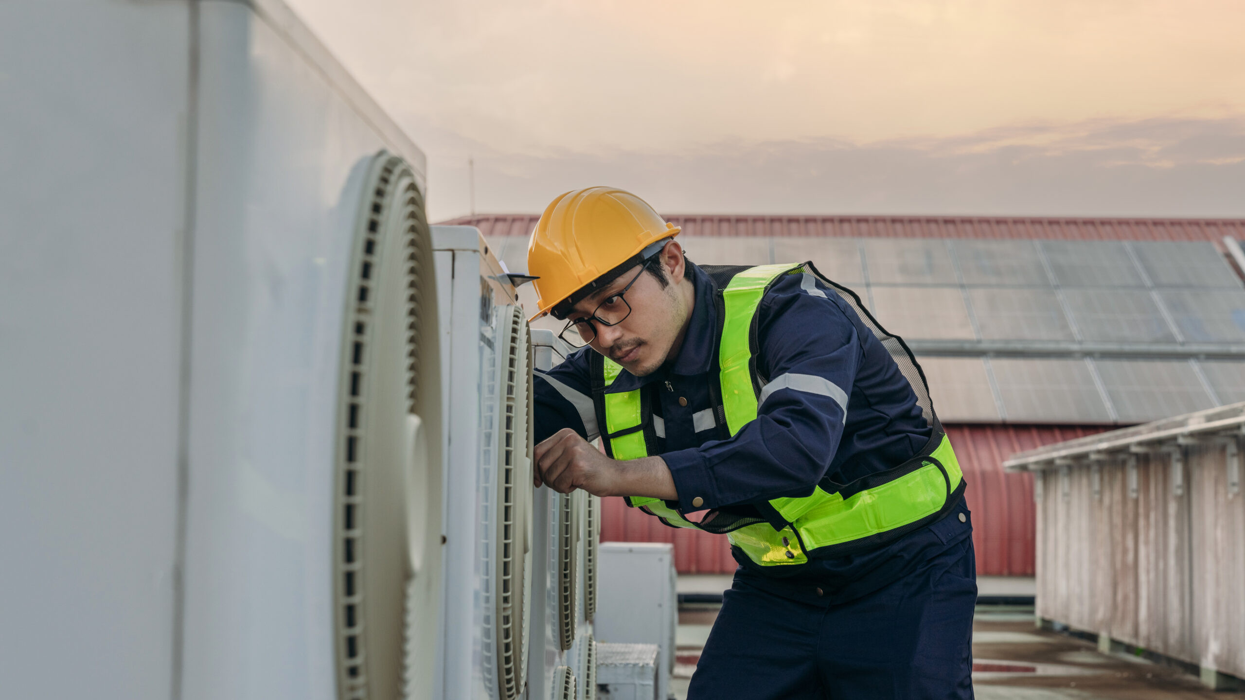Mantenimiento anual del chiller HVAC